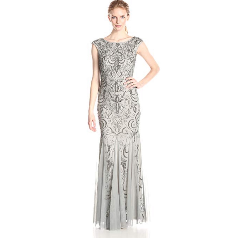 Cap sleeve beaded dress Adrianna Papell